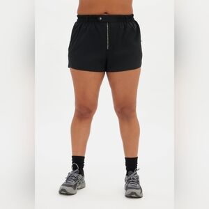 NEW Girlfriend Collective Winnie Shorts In Black Size XXL